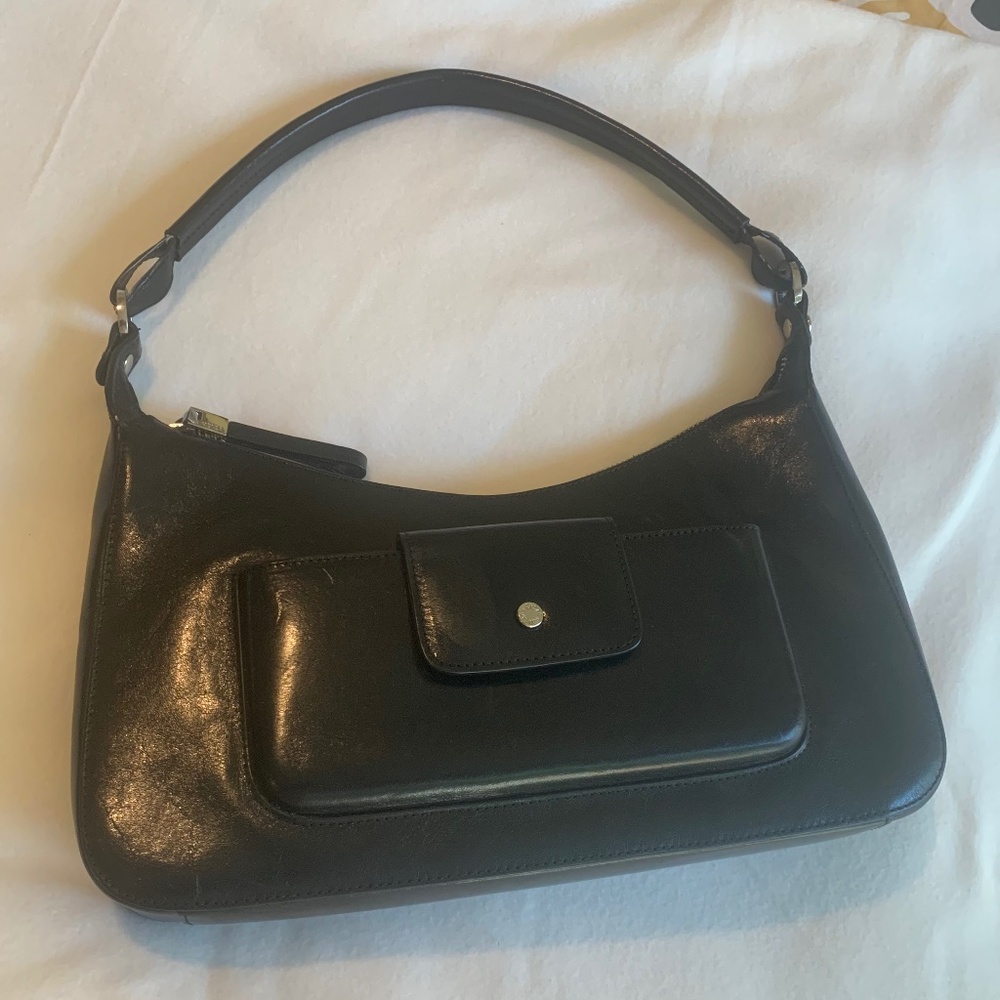 Vintage Monsac Leather Shoulder Bag